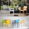 Plastic Arm Chair Stacking Outdoor Chair Modern Chair